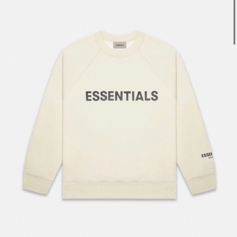 Essential Cream Crewneck Sweater